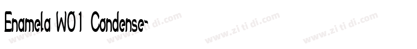 Enamela W01 Condense字体转换